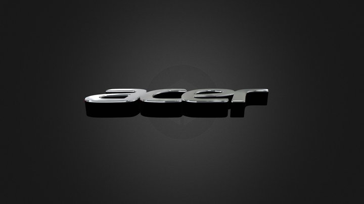 Acer Logo 3D Model