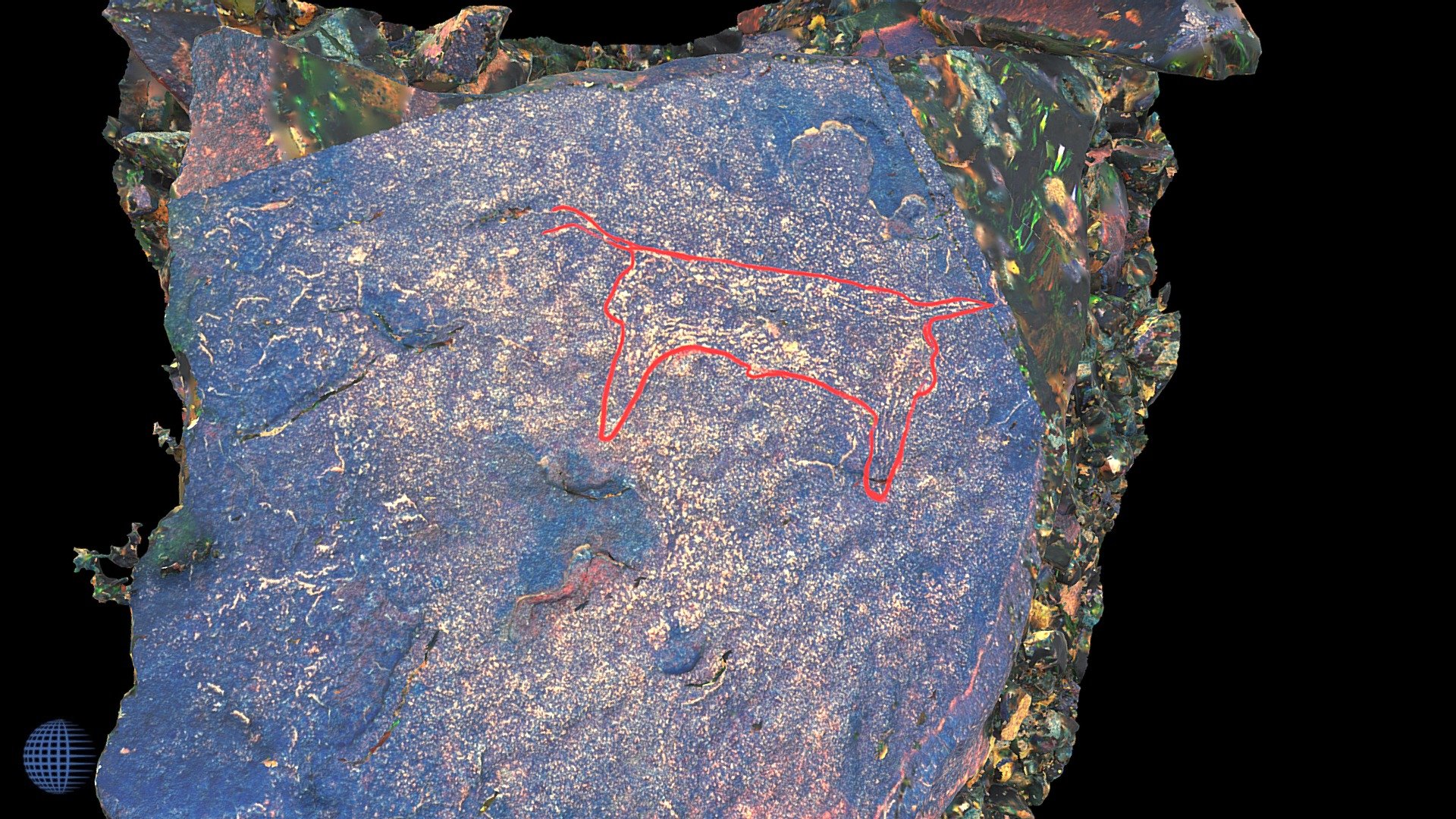 Petroglyph G13 Khatm Al Melaha, Kalba, Sharjah