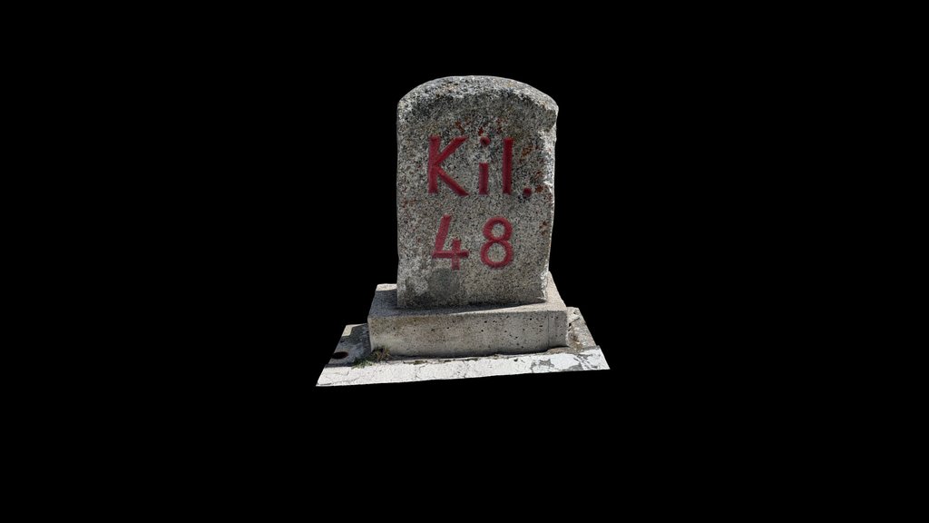Milestone Furkapass Km 48 von Altdorf