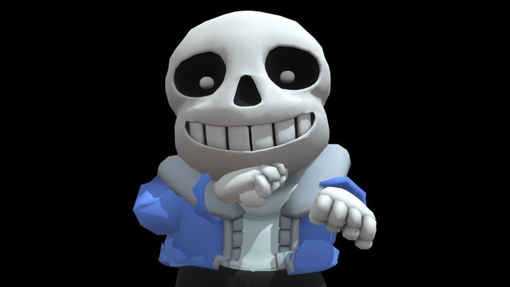 Sans (BUGGED) 3D Model