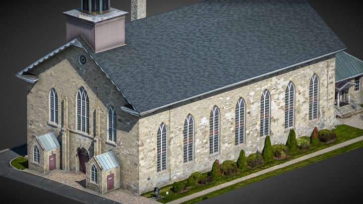 Église Catholique Saint-Pierre-aux-Liens Church – Modelo 3D gratuito STL