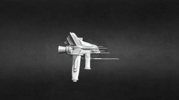 Cartoon SpaceShip 3D Model