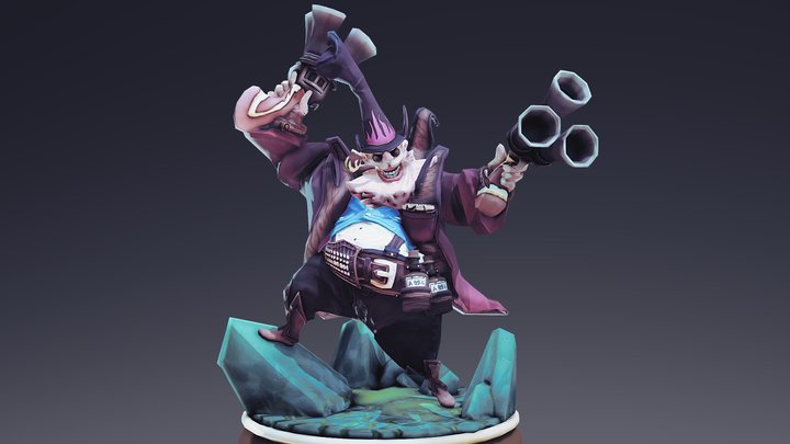 western_character 3D Model