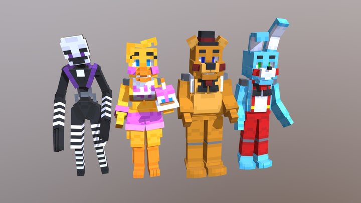 FNAF2 part 1 3D Model