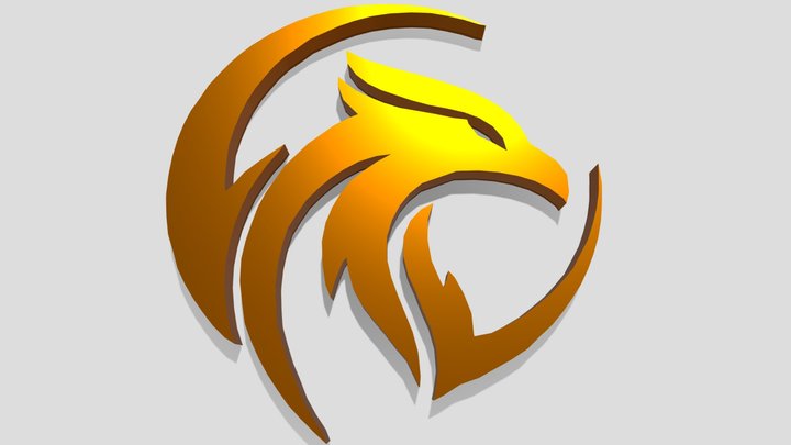 Phoenix Emblem 3D Model