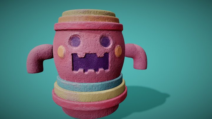 | Clatteroid | Gyroid | ACNH | 3D Model