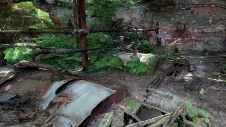 Butts Mill 3D Model