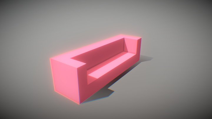 simple couch 3D Model