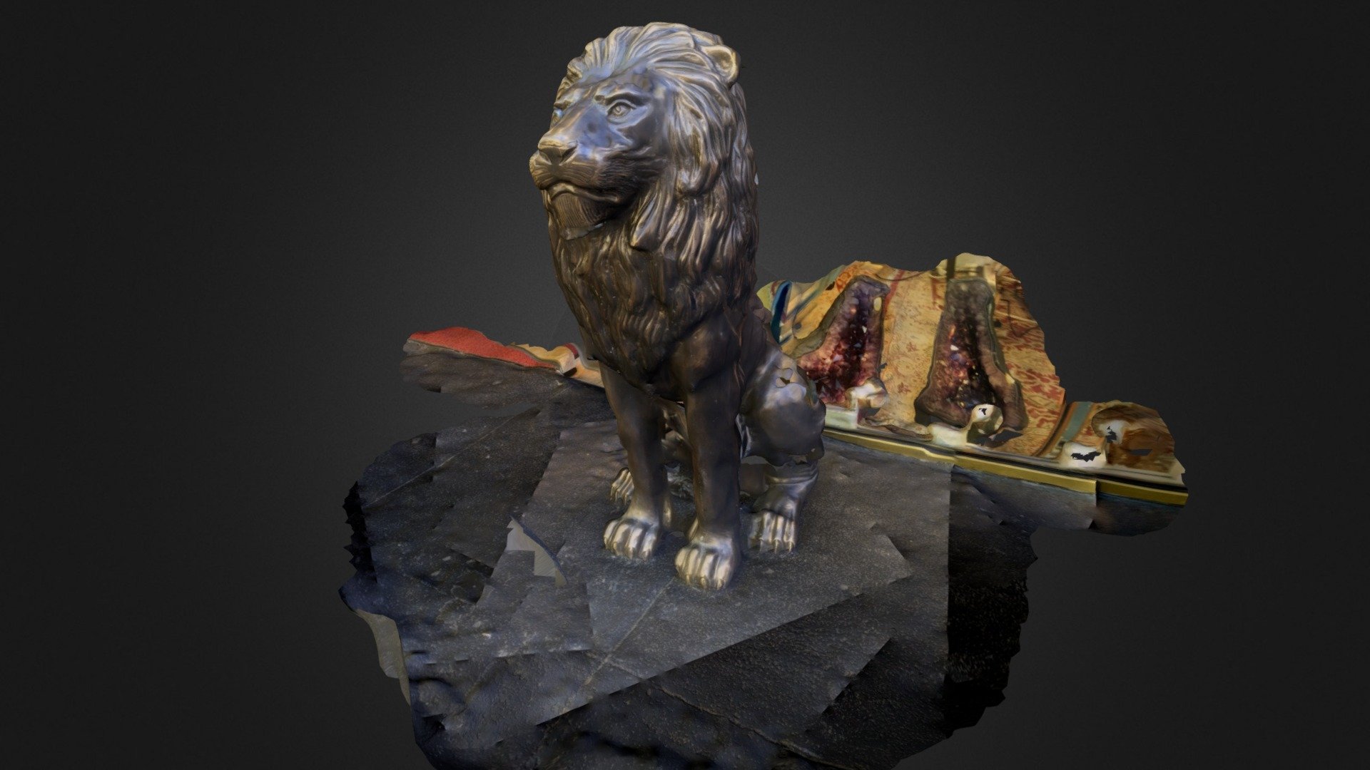 Brass lion