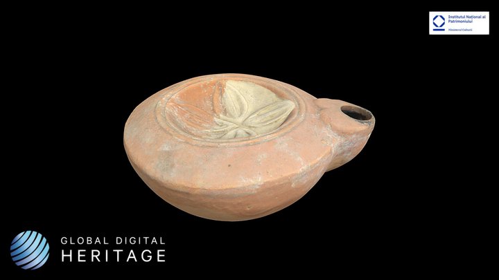Ceramic oil lamp