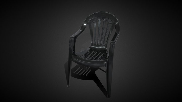 Carbon Fiber Chair 3D Model