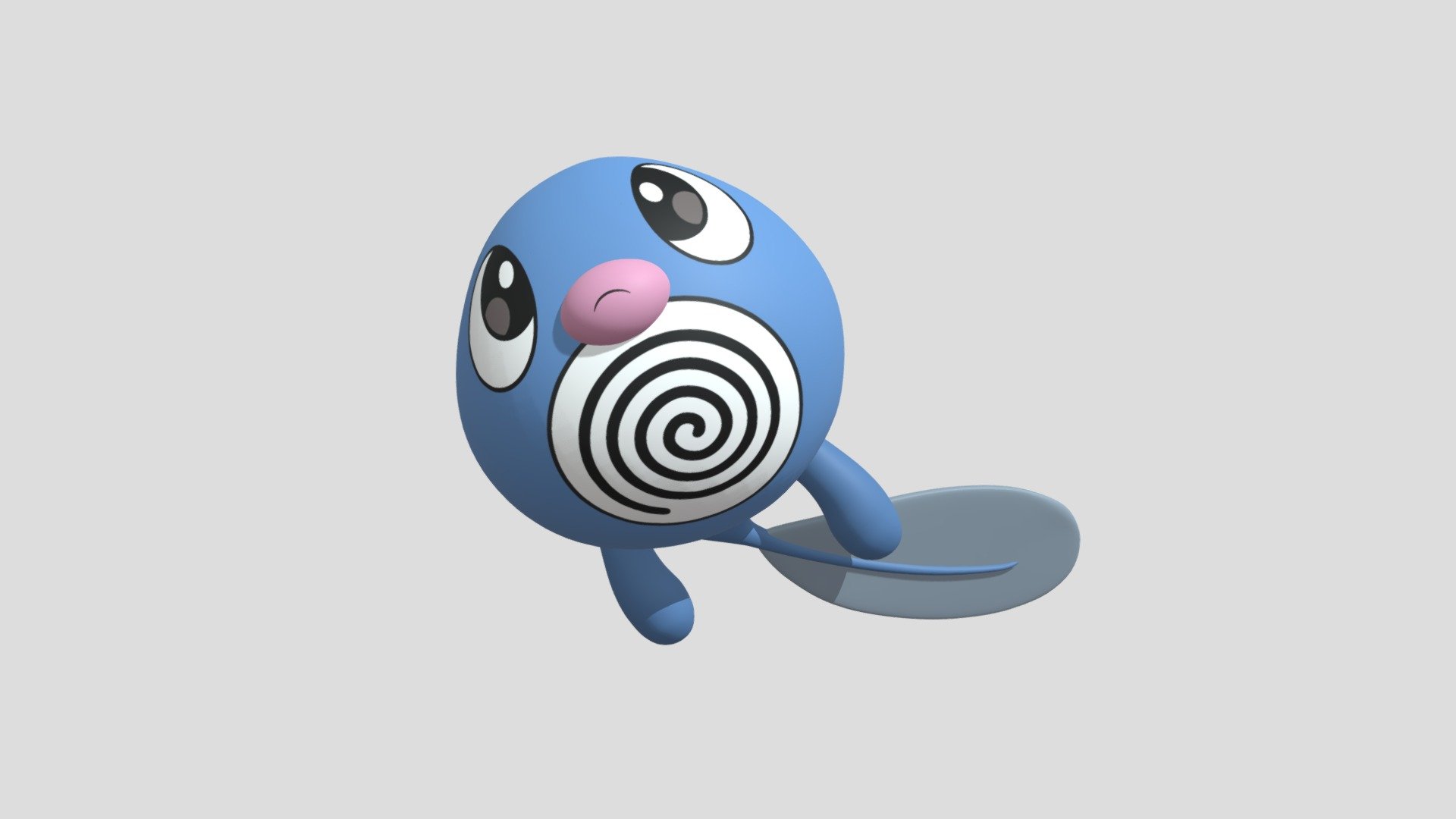 Poliwag - #60 - 3d Model By Fendorkian [e276297] - Sketchfab