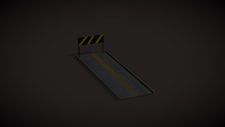 End of the road. 3D Model