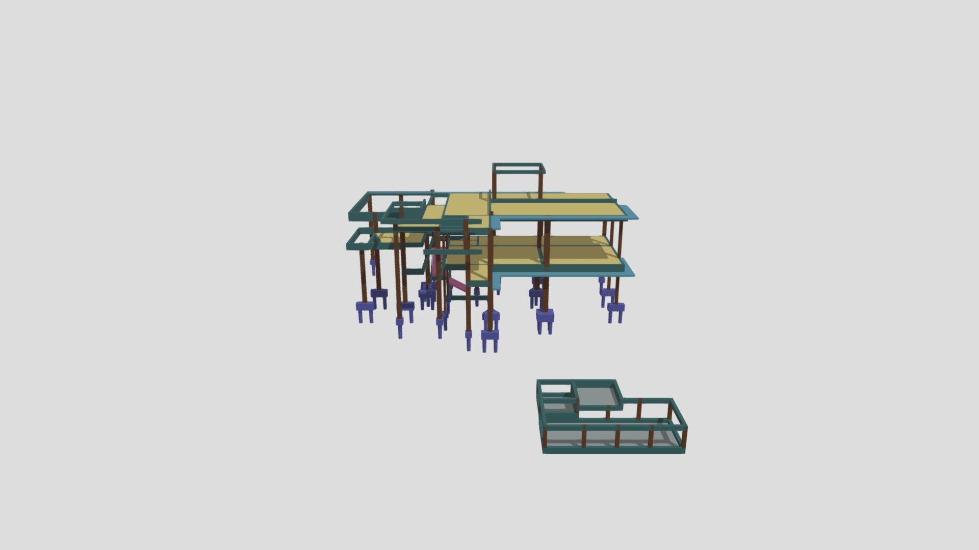 3D Residência EE - Terras De Siena
