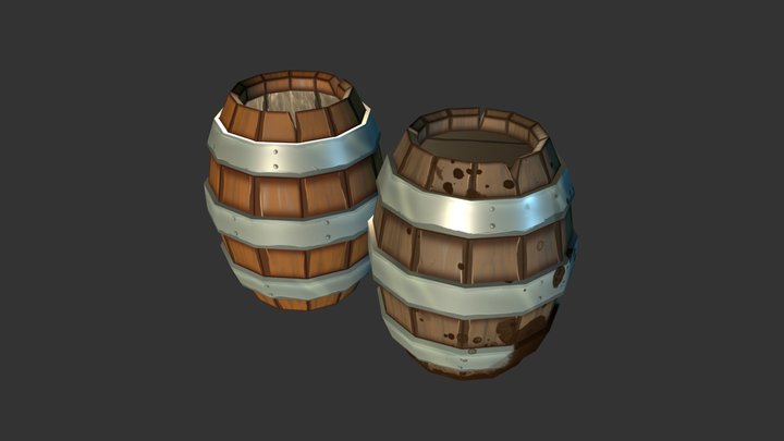 Barrel 3D Model