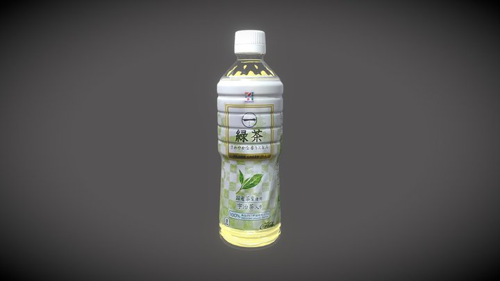 緑茶　７Ｐ　一（はじめ）宇治茶入り　６００ｍｌ 3D Model