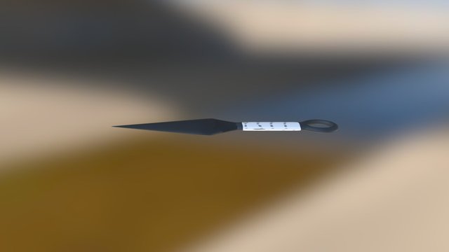 Naruto Leaf Village Kunai 2.0 3D Model
