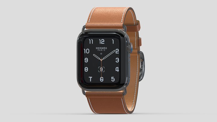 Apple Watch 4 Hermes 3D Model