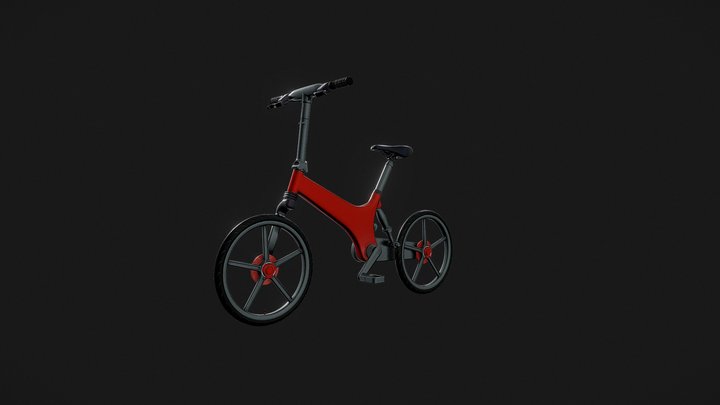 E Bike 3D Model