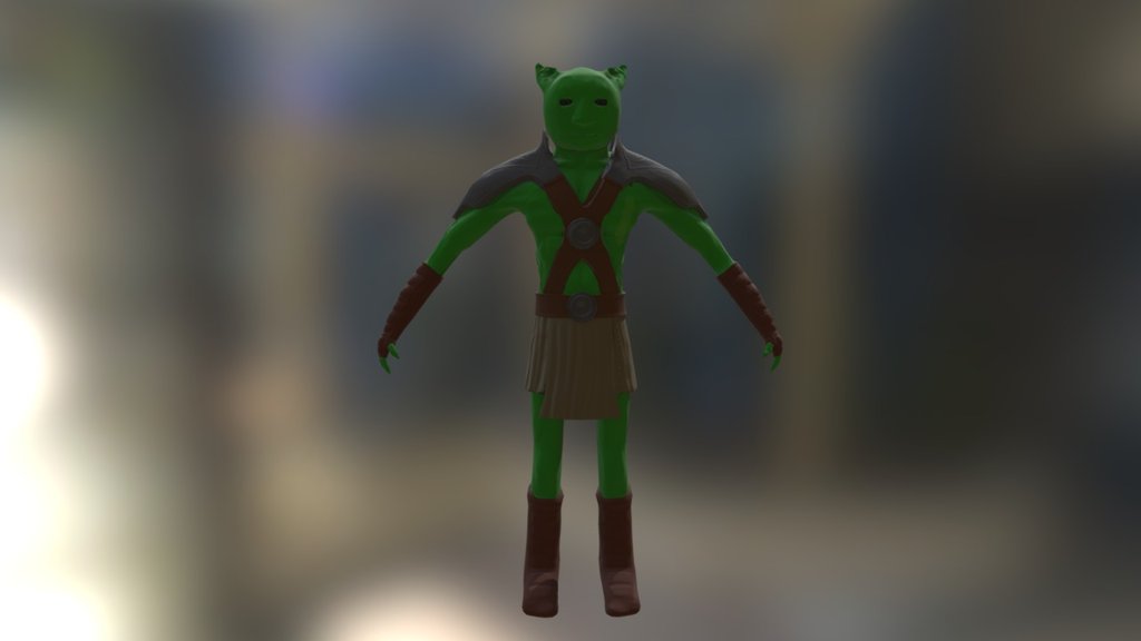 My First Character Modling In Blender