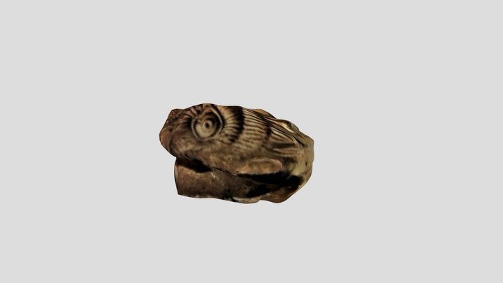 Clay pipe - cockerel 3D Model