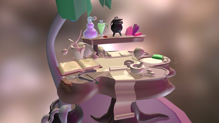 Wizards Table Whole13 2 - WIP 3D Model