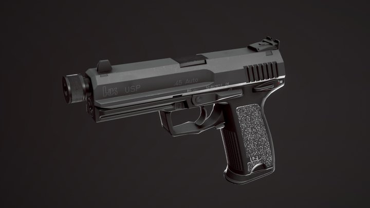 HP USP 45 3D Model