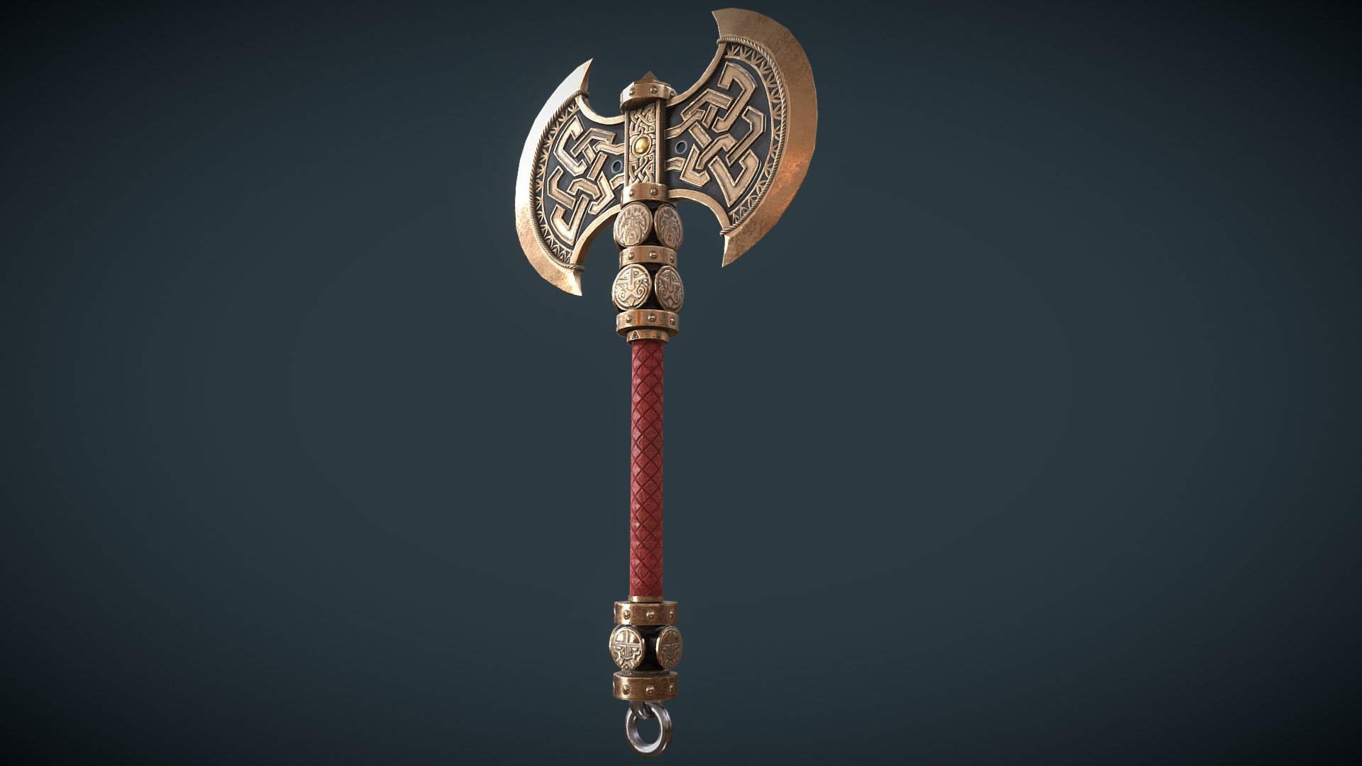 Bronze Dwarven Axe - 3D model by Jason08 (@jason008) [e27d850] - Sketchfab