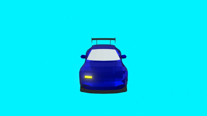 Low Poly Nissan 180sx Tuned