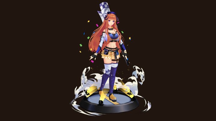 Arknights - Bagpipe 3D Model