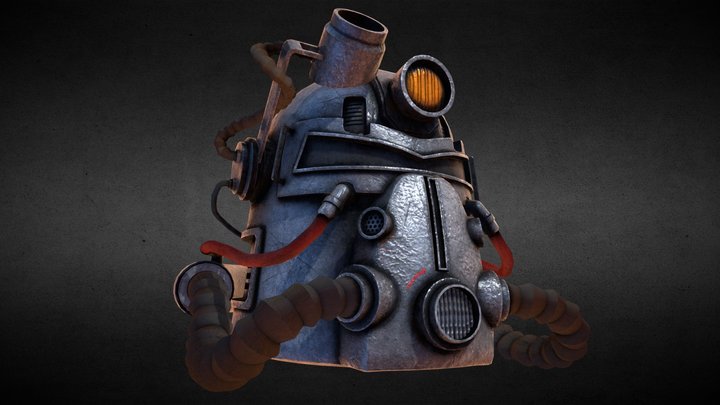 Motorized Power Helmet MK-I 3D Model