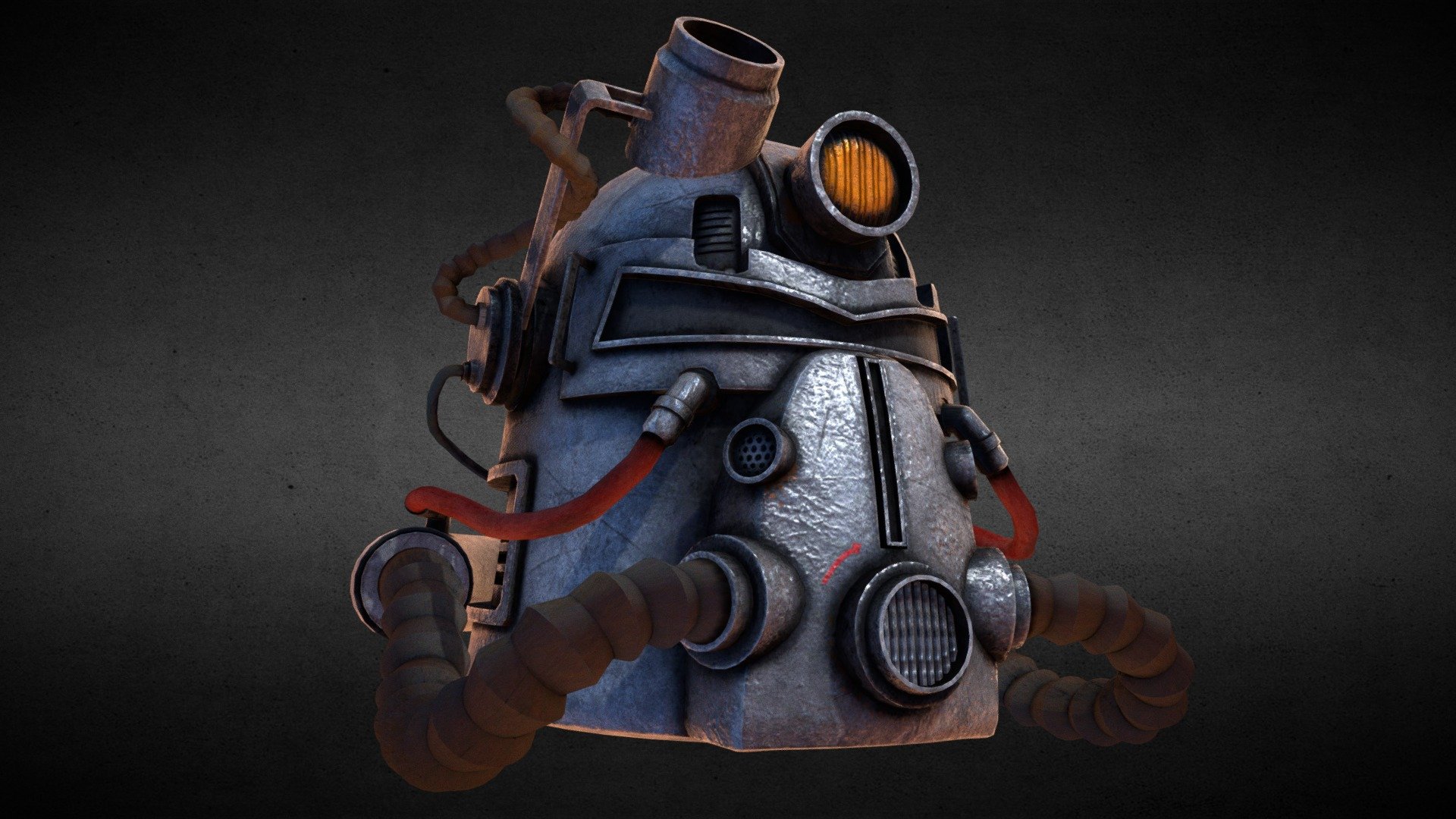 Motorized Power Helmet MK-I - 3D model by CITIZEN215A [e27f2c7] - Sketchfab