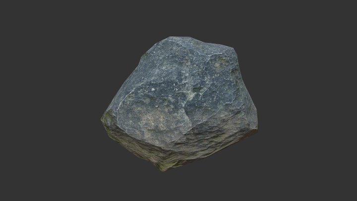 Rock Low Poly Model 3D Model