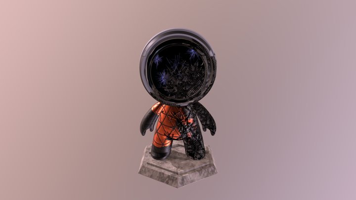 Astronaut Infected 2 3D Model