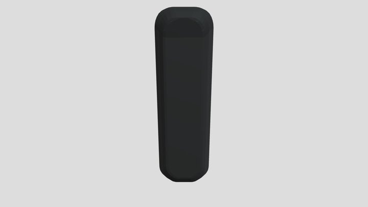 Roku inspired remote 3D Model