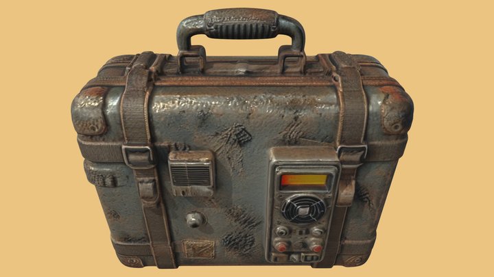 [DALLE3xTripo3D] AI Stalker suitcase 3D Model