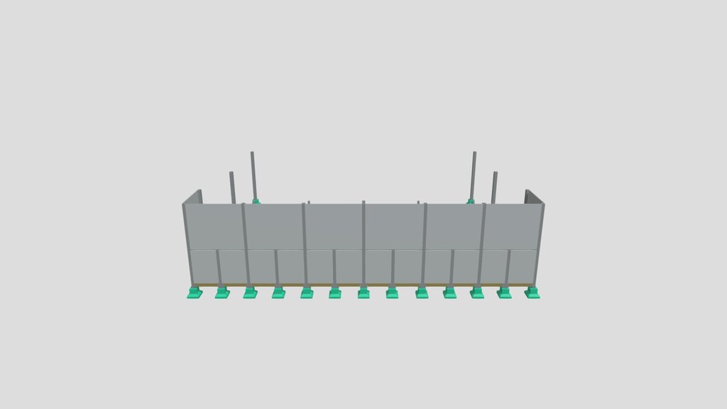 Modelagem Estrutural 3D - Garagem Onibus