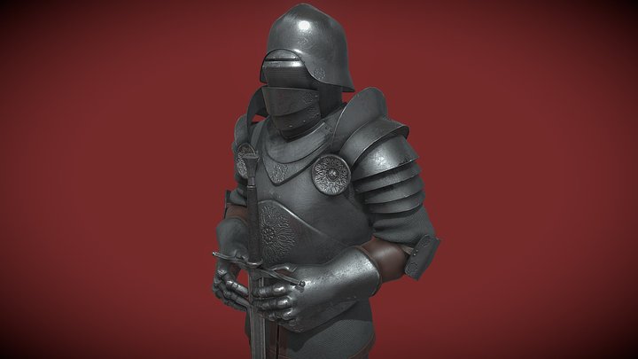 Realistic armor 3D Model