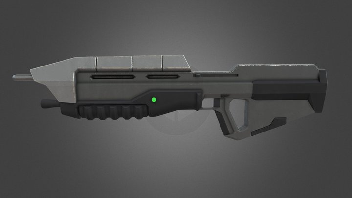 MA5B Assault Rifle (From Halo) [TEXTURED] - Download Free 3D model by ...