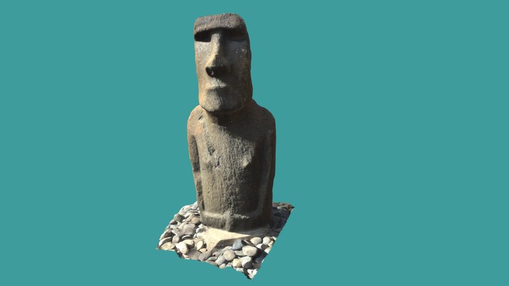 moai Ahu_One_Makihi 3D Model