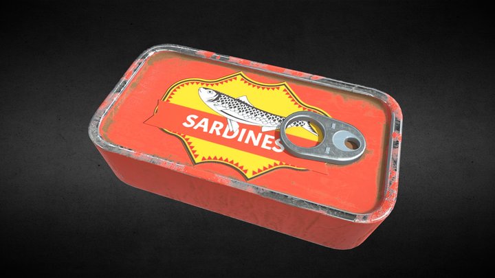 Sardines Box 3D Model