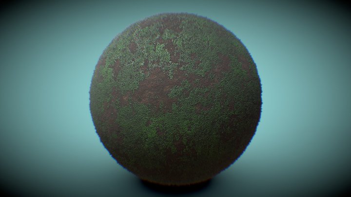 Mossy Ground | Tile Texture – Kostenloses 3D-Modell STL