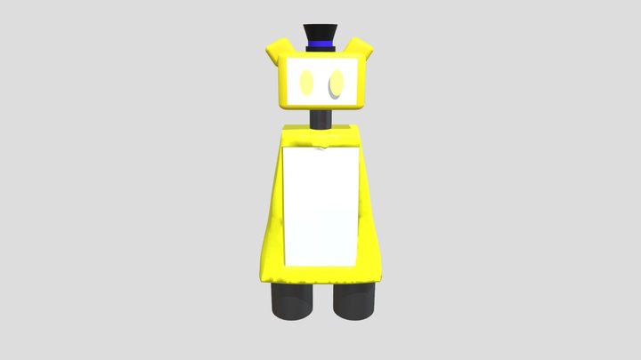 Bot Cute 3D Model
