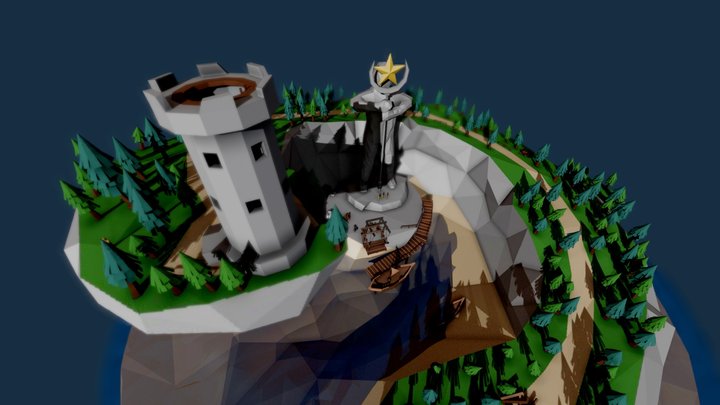 Fantasy Island - Beeldhouwen Fort – Modello 3D gratuito STL