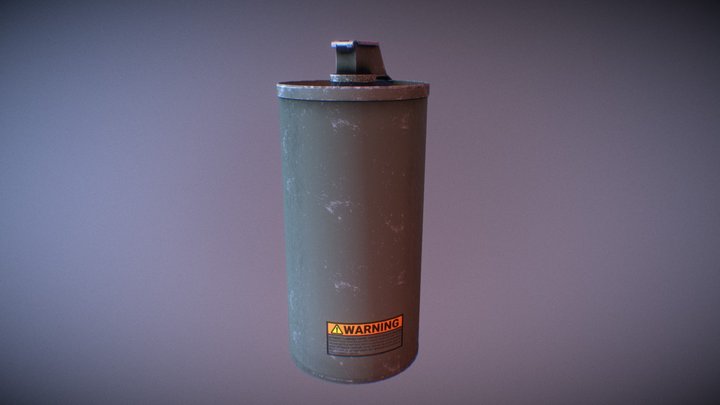 Airdrop Grenade 3D Model