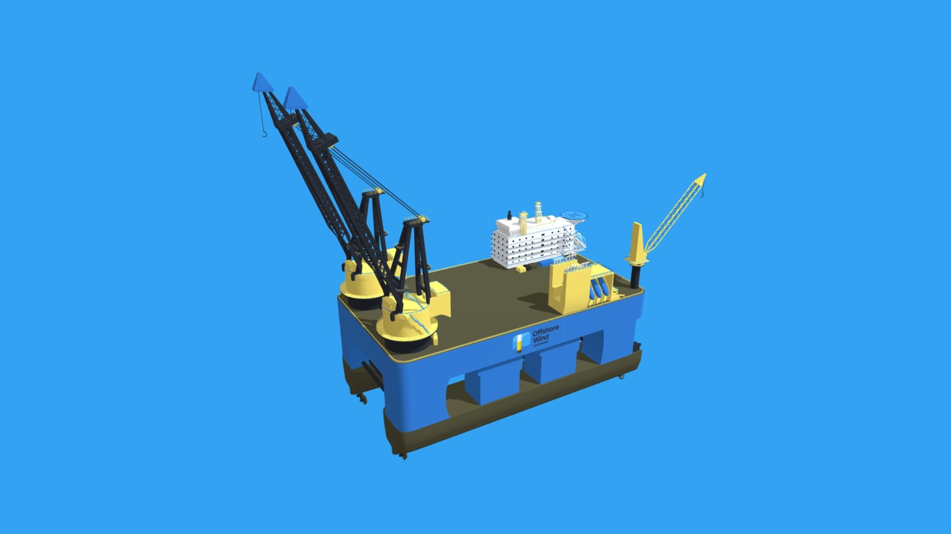 Floating Installation Vessel - 3D model by Offshore Wind Learning ...