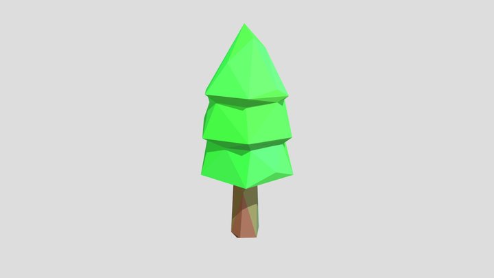 Low Poly Tree 3D Model