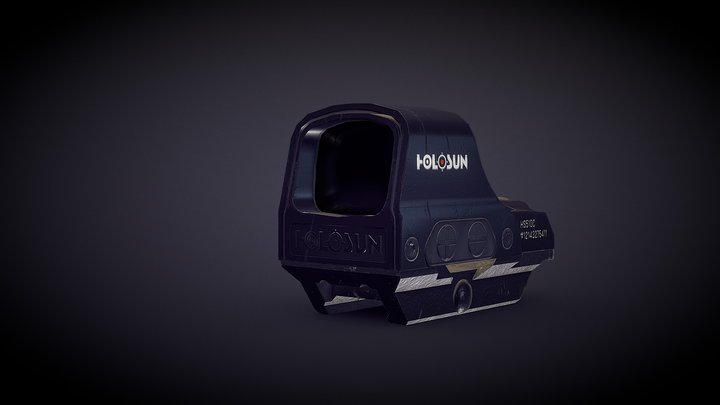 Collimator Sight Holosun 3D Model