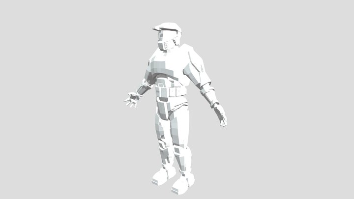 Halo: Chief from Halo1 3D Model