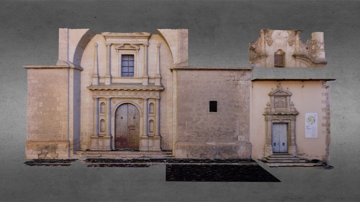 Fachada Iglesia S. XVI en Ayora (Valencia) 3D Model